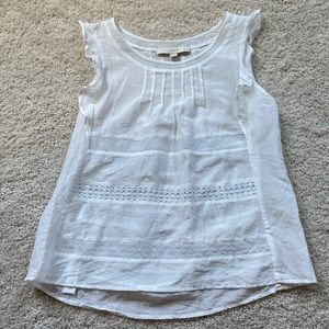 Cute Loft Blouse with Lace Detailing